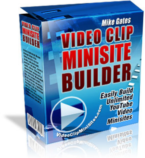 Product picture Video Clip Minisite Builder with MASTER RESELL RIGHTS